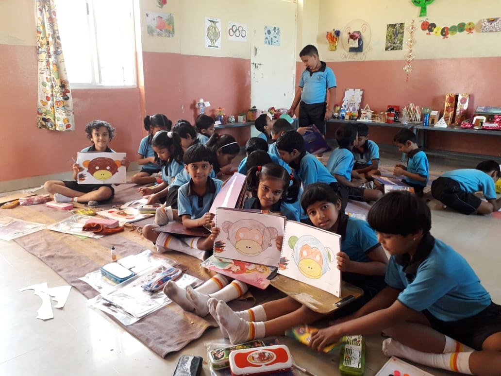 Student painting